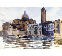 ARTXLXXBN Famous Print Painting Colorful Art Print Palazzo Labbia John Sargent Canvas Art Decorations for Home Decor 60x90cm