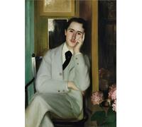 ARTXLXXBN Famous Print Painting Colorful Art Print Portrait D'andré Gide Ou André Gide À Ans by Jacques Emile Blanche Canvas Art Decorations for Home Decor 60x90cm