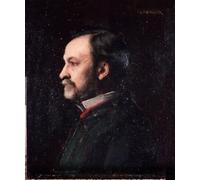 ARTXLXXBN Famous Print Painting Colorful Art Print Portrait of Louis Pasteur French Chemist and Biologist by Jean Jacques Henner Canvas Art Decorations for Home Decor 60x90cm