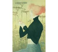 ARTXLXXBN Famous Print Painting Colorful Art Print Portrait of Sarah Bernhardt by Manuel Orazi Canvas Art Decorations for Home Decor 60x90cm