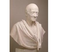ARTXLXXBN Famous Print Painting Colorful Art Print Portrait of Voltaire in a Toga Jean-Antoine Houdon Canvas Art Decorations for Home Decor 60x90cm