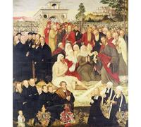 ARTXLXXBN Famous Print Painting Colorful Art Print Reformers Group At a Miracle by Lucas Cranach the Younger Canvas Art Decorations for Home Decor 60x90cm