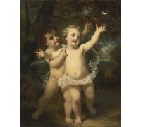 ARTXLXXBN Famous Print Painting Colorful Art Print the Butterfly by Hugues Merle Canvas Art Decorations for Home Decor 60x90cm
