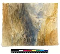 ARTXLXXBN Famous Print Painting Colorful Art Print the Devils Bridge St Gothard by Mallord William Turner Canvas Art Decorations for Home Decor 60x90cm