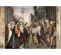 ARTXLXXBN Famous Print Painting Colorful Art Print The Marriage of St Cecily Francesco Francia Canvas Art Decorations for Home Decor 60x90cm