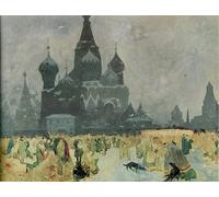 ARTXLXXBN Famous Print Painting Colorful Art Print the Meeting Na Krizkach by Alphonse Mucha Canvas Art Decorations for Home Decor 60x90cm