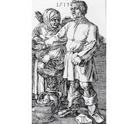 ARTXLXXBN Famous Print Painting Colorful Art Print The Peasant And His Wife At Market Albrecht Durer Canvas Art Decorations for Home Decor 60x90cm