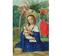 ARTXLXXBN Famous Print Painting Colorful Art Print the Rest on the Flight Into Egypt Miniature From the Norfolk Book of Hours by Simon Bening Canvas Art Decorations for Home Decor 60x90cm