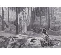 ARTXLXXBN Famous Print Painting Colorful Art Print the Revelation by Gaston Bussiere Canvas Art Decorations for Home Decor 60x90cm