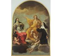 ARTXLXXBN Famous Print Painting Colorful Art Print the Three Marys by Andrea Sacchi Canvas Art Decorations for Home Decor 60x90cm