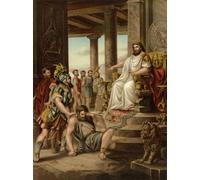ARTXLXXBN Famous Print Painting Colorful Art Print the Wicked Servant by Heinrich Jenny Canvas Art Decorations for Home Decor 60x90cm