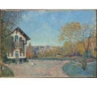 ARTXLXXBN Famous Print Painting Colorful Art Print View of Marly-le-roi From Coeur-volant by Alfred Canvas Art Decorations for Home Decor 60x90cm