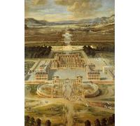 ARTXLXXBN Famous Print Painting Colorful Art Print View of the Gardens of the Castle of Versailles by Pierre Patel Canvas Art Decorations for Home Decor 60x90cm