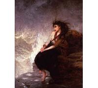 ARTXLXXBN Famous Prints Artwork Pictures Poster Painting Art Alone oh for the Touch of a Vanished Hand by George Elgar Hicks Artwork Landscape Pictures for Home Decor 60x90cm