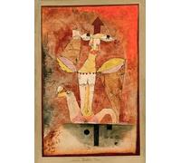 ARTXLXXBN Famous Prints Artwork Pictures Poster Painting Art Barbarian Venus by Paul Klee Artwork Landscape Pictures for Home Decor 60x90cm