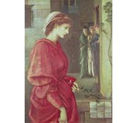 ARTXLXXBN Famous Prints Artwork Pictures Poster Painting Art Beatrice by Edward Burne Jones Artwork Landscape Pictures for Home Decor 60x90cm
