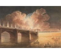 ARTXLXXBN Famous Prints Artwork Pictures Poster Painting Art Celebration for the General Peace Given in Paris on Brumaire Bridge by Francesco Piranesi Artwork Landscape Pictures for Home Decor 60x90cm