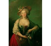 ARTXLXXBN Famous Prints Artwork Pictures Poster Painting Art Elisabeth of France Called Madame Elizabeth by Elisabeth Louise Vigee Lebrun Artwork Landscape Pictures for Home Decor 60x90cm