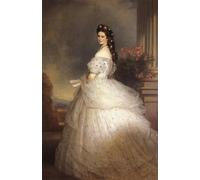 ARTXLXXBN Famous Prints Artwork Pictures Poster Painting Art Empress Elisabeth of Austria in Courtly Gala Dress with Stars by Xaver Winterhalter Artwork Landscape Pictures for Home Decor 60x90cm