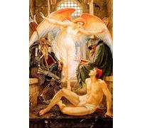 ARTXLXXBN Famous Prints Artwork Pictures Poster Painting Art Freedom by Walter Crane Artwork Landscape Pictures for Home Decor 60x90cm