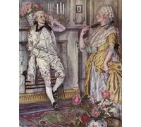 ARTXLXXBN Famous Prints Artwork Pictures Poster Painting Art Illustration for the Vicar of Wakefield by Edmund Sullivan Artwork Landscape Pictures for Home Decor 60x90cm