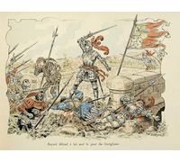ARTXLXXBN Famous Prints Artwork Pictures Poster Painting Art Illustration Taken From the Book History of the Chevalier Bayard by Paul De Semant Artwork Landscape Pictures for Home Decor 60x90cm