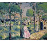 ARTXLXXBN Famous Prints Artwork Pictures Poster Painting Art on the Avenue by Kazimir Severinovich Malevich Artwork Landscape Pictures for Home Decor 60x90cm