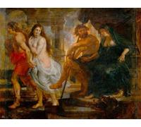 ARTXLXXBN Famous Prints Artwork Pictures Poster Painting Art Orpheus and Eurydice with Pluto and Proserpina by Peter Paul Rubens Artwork Landscape Pictures for Home Decor 60x90cm