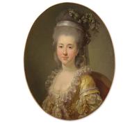 ARTXLXXBN Famous Prints Artwork Pictures Poster Painting Art Portrait of Countess Urszula Potocka Née Zamoyska by Elisabeth Louise Vigee Lebrun Artwork Landscape Pictures for Home Decor 60x90cm