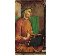 ARTXLXXBN Famous Prints Artwork Pictures Poster Painting Art Portrait of Dante Alighieri by Joos Van Gent Artwork Landscape Pictures for Home Decor 60x90cm