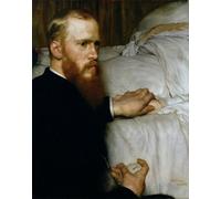 ARTXLXXBN Famous Prints Artwork Pictures Poster Painting Art Portrait of Dr Washington Epps My Doctor May by Lawrence Alma Tadema Artwork Landscape Pictures for Home Decor 60x90cm