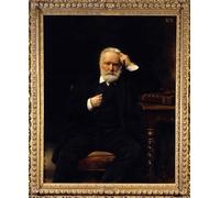 ARTXLXXBN Famous Prints Artwork Pictures Poster Painting Art Portrait of the French Writer by Leon Florentin Bonnat Artwork Landscape Pictures for Home Decor 60x90cm