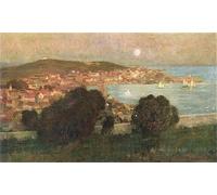 ARTXLXXBN Famous Prints Artwork Pictures Poster Painting Art St. Ives Cornwall Emanuel Artwork Landscape Pictures for Home Decor 60x90cm