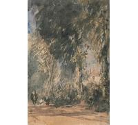 ARTXLXXBN Famous Prints Artwork Pictures Poster Painting Art the Abbey Gates Looking to Greenfield House by David Cox Artwork Landscape Pictures for Home Decor 60x90cm