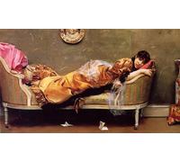 ARTXLXXBN Famous Prints Artwork Pictures Poster Painting Art The Letter Julius LeBlanc Stewart Artwork Landscape Pictures for Home Decor 60x90cm