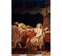 ARTXLXXBN Famous Prints Artwork Pictures Poster Painting Art the Pain of Andromaque Hector's Widow by Jacques Louis David Artwork Landscape Pictures for Home Decor 60x90cm