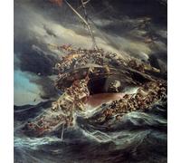 ARTXLXXBN Famous Prints Artwork Pictures Poster Painting Art the Passengers Try to Escape on the Boats in the Demonted Sea by Louis Eugene Gabriel Isabey for Home Decor 60x90cm