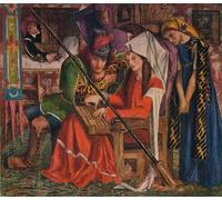 ARTXLXXBN Famous Prints Artwork Pictures Poster Painting Art the Tune of Seven Towers by Dante Gabriel Charles Rossetti Artwork Landscape Pictures for Home Decor 60x90cm