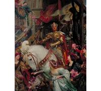 ARTXLXXBN Famous Prints Artwork Pictures Poster Painting Art the Two Crowns by Frank Dicksee Artwork Landscape Pictures for Home Decor 60x90cm