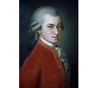 ARTXLXXBN Famous Prints Artwork Pictures Poster Painting Art Wolfgang Amadeus Mozart Austrian Composer Posthumous Portrait by Barbara Krafft Artwork Landscape Pictures for Home Decor 60x90cm