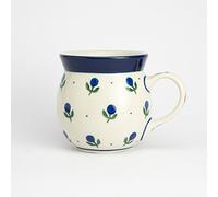 Arty Farty Polish Pottery 210ml Lady Mug - Sloeberry