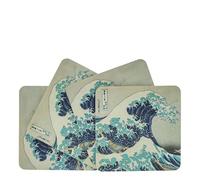Arty Hokusai Set of 4 Coasters