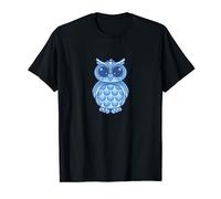 Arty Mandala Owl Illustration T-Shirt
