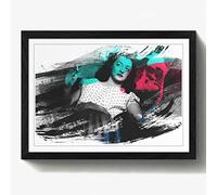 Arty Pie "Bette Davis V2 Framed Print, Multi-Colour, A2/24.5 x 18-Inch