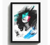 Arty Pie Framed Print Black A2 (24.5x18 Inch) Cher V2, Wood, Multi-Colour, 60 x 42 x 2 cm