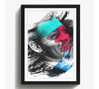 Arty Pie Framed Print Black A2 (24.5x18 Inch) Clark Gable V2, Wood, Multi-Colour, 60 x 42 x 2 cm