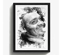 Arty Pie Framed Print Black A2 (24.5x18 Inch) Clark Gable V3, Wood, Multi-Colour, 60 x 42 x 2 cm