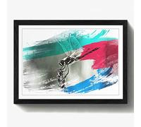 Arty Pie Framed Print Black A2 (24.5x18 Inch) Dragonfly Insect (4) V2, Wood, Multi-Colour, 60 x 42 x 2 cm
