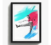 Arty Pie Framed Print Black A2 (24.5x18 Inch) Fred Astaire V2, Wood, Multi-Colour, 60 x 42 x 2 cm