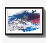 Arty Pie "Landscape Mount Everest Mountain 4 V2 Framed Print, Multi-Colour, A2/24.5 x 18-Inch